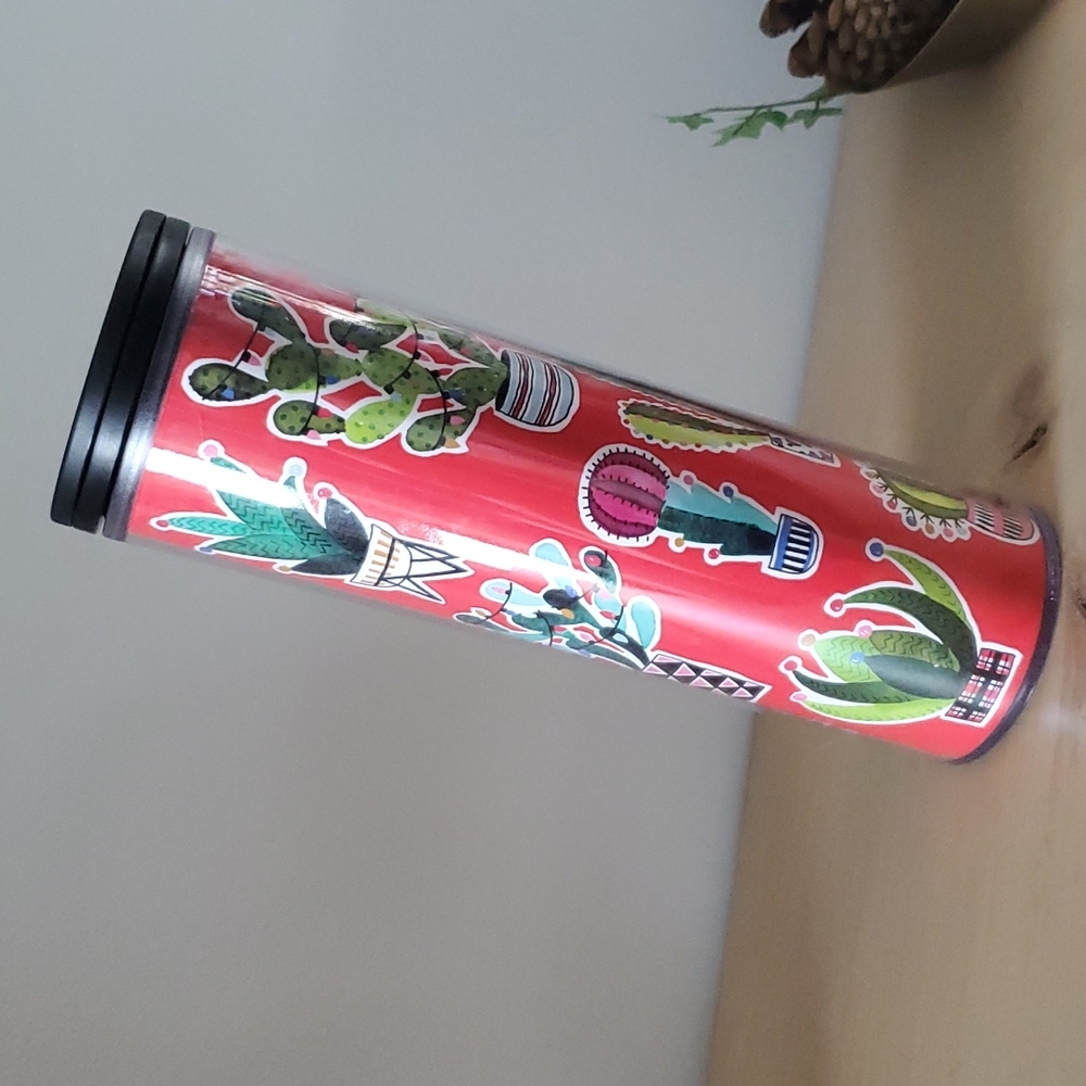 Starbucks 2017 Christmas Cactus Travel Tumbler